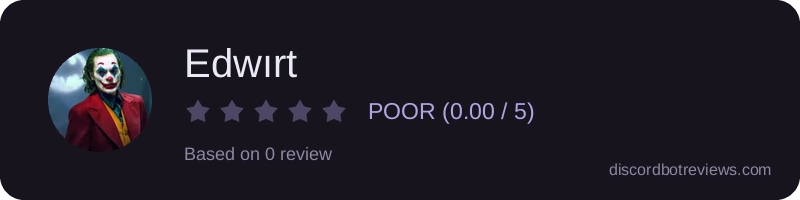 Rating banner for Edwırt