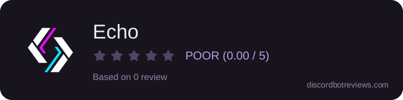Rating widget preview for Echo