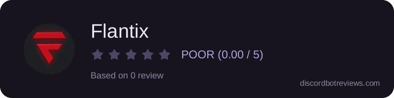 Rating widget preview for Flantix