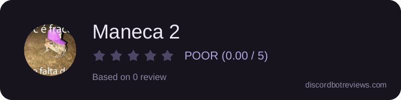 Rating widget preview for Maneca 2