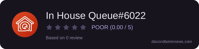 Rating widget preview for In House Queue#6022