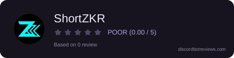 Rating widget preview for ShortZKR