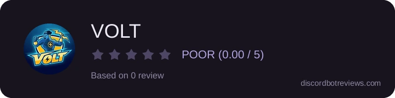 Rating widget preview for VOLT