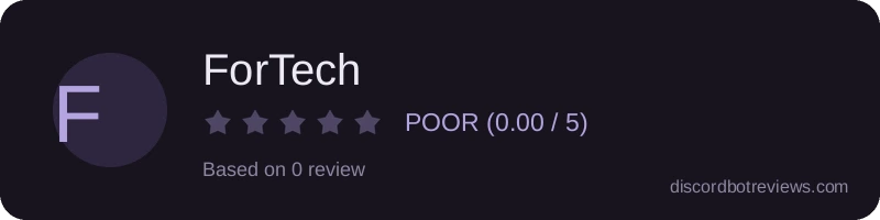 Rating widget preview for ForTech