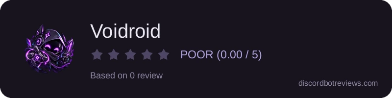 Rating widget preview for Voidroid
