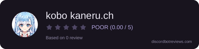 Rating widget preview for kobo kaneru.ch