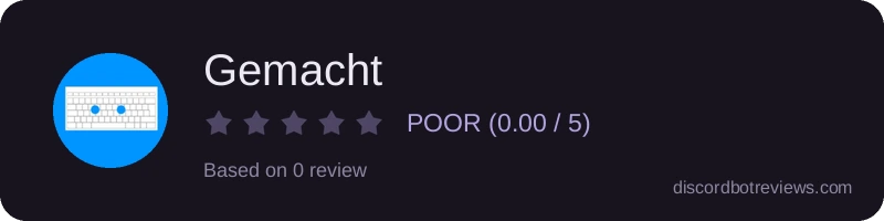 Rating banner for Gemacht