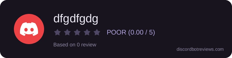 Rating widget preview for dfgdfgdg