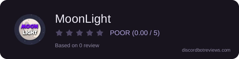 Rating widget preview for MoonLight