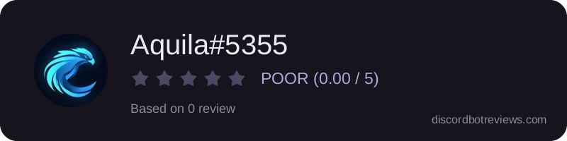 Rating widget preview for Aquila#5355