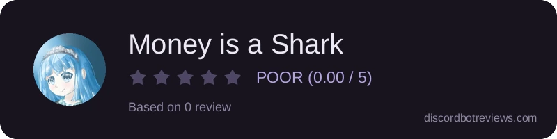 Rating widget preview for Money is a Shark