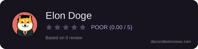 Rating widget preview for Elon Doge