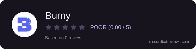 Rating widget preview for Burny