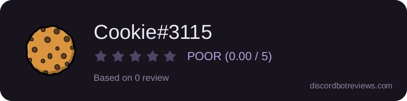 Rating widget preview for Cookie#3115