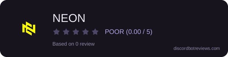 Rating banner for NEON