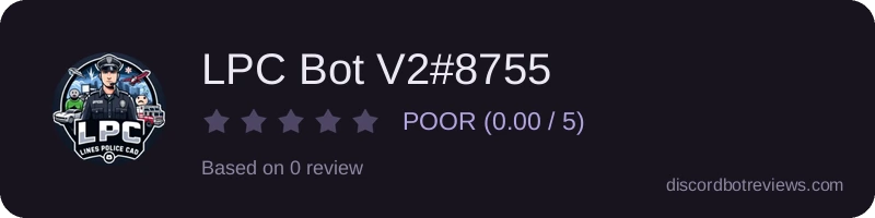 Rating widget preview for LPC Bot V2#8755