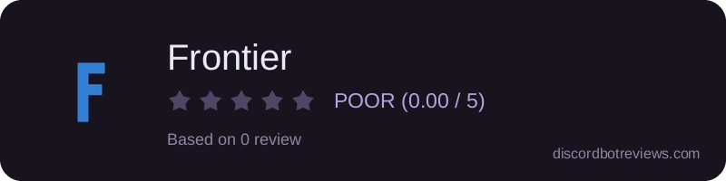 Rating widget preview for Frontier