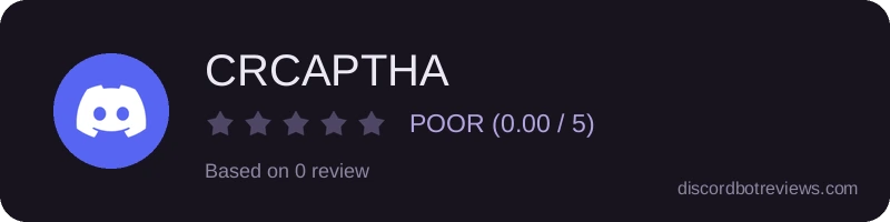 Rating widget preview for CRCAPTHA