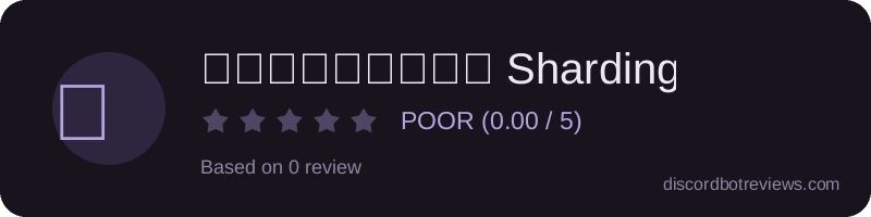 Rating widget preview for ※⍑⌴⊓⋿ℤ⋿⋿※ Sharding