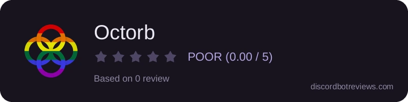 Rating widget preview for Octorb