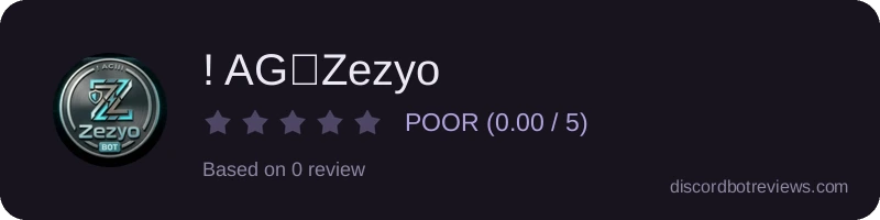 Rating banner for ! AG〢Zezyo