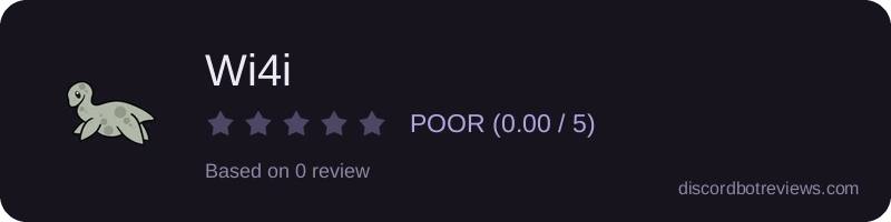 Rating widget preview for Wi4i