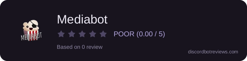 Rating widget preview for Mediabot
