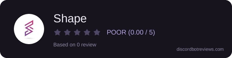 Rating banner for Shape
