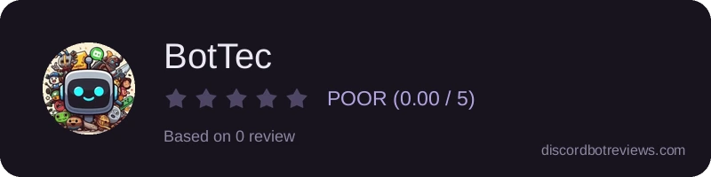Rating widget preview for BotTec