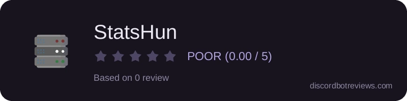 Rating widget preview for StatsHun