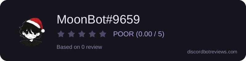 Rating widget preview for MoonBot#9659