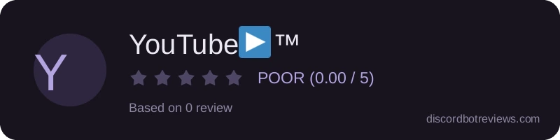Rating widget preview for YouTube▶️™
