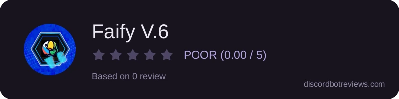Rating widget preview for Faify V.6
