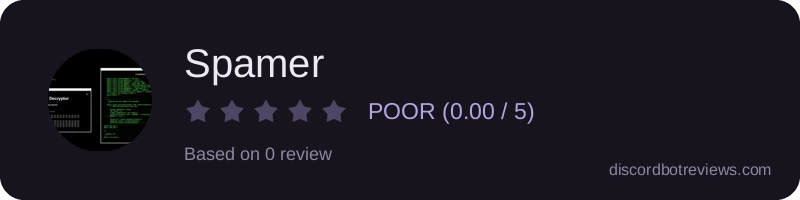Rating banner for Spamer