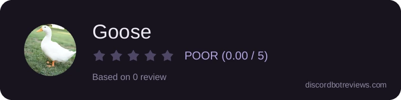 Rating banner for Goose