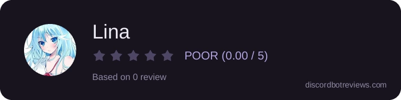 Rating widget preview for Lina