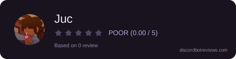 Rating widget preview for Juc