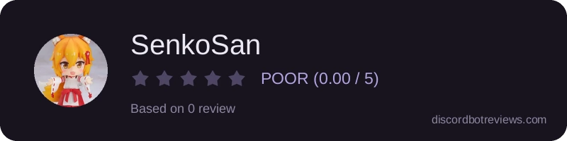Rating widget preview for SenkoSan