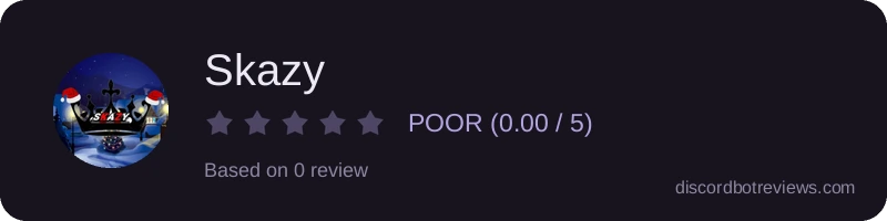 Rating widget preview for Skazy