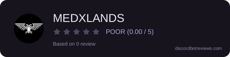 Rating widget preview for MEDXLANDS