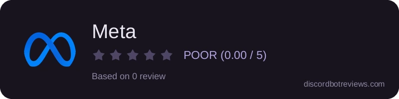 Rating widget preview for Meta