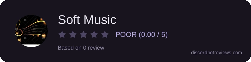 Rating widget preview for Soft Music