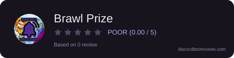 Rating widget preview for Brawl Prize