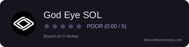 Rating widget preview for God Eye SOL