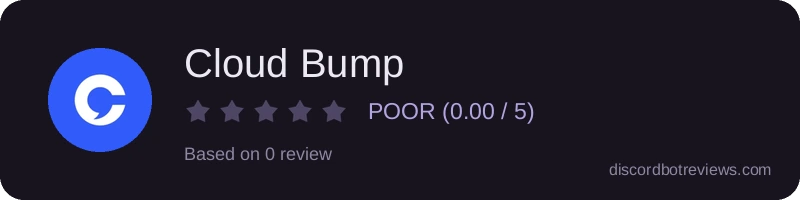 Rating widget preview for Cloud Bump