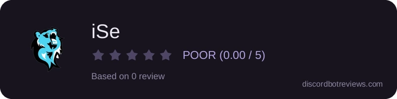 Rating widget preview for iSe