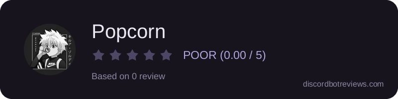 Rating widget preview for Popcorn