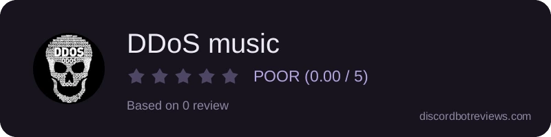Rating widget preview for DDoS music