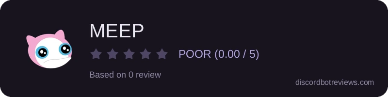 Rating widget preview for MEEP