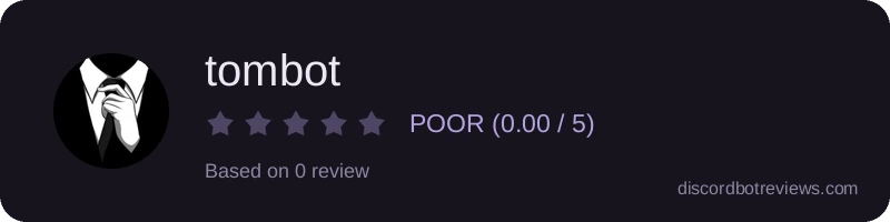 Rating widget preview for tombot